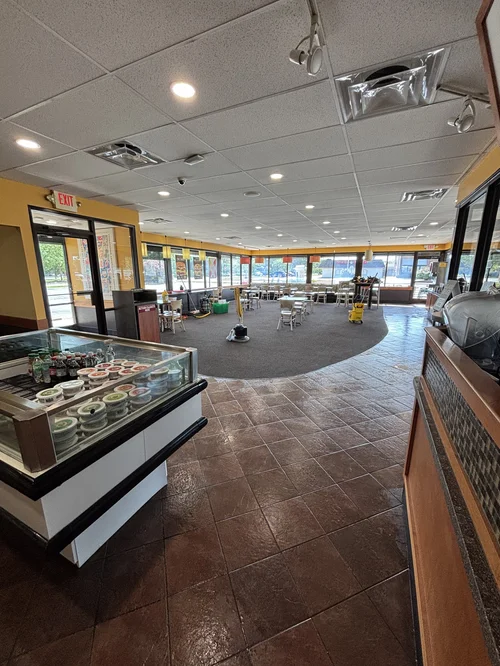 restaurant after commercial cleaning